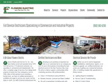 Tablet Screenshot of flowerselectric.com